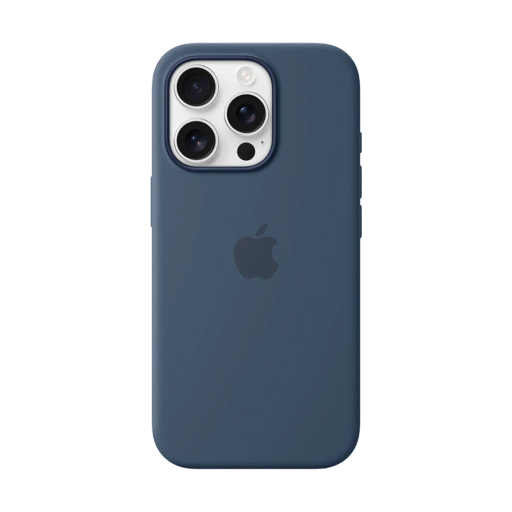 Apple Case Silicone Case with MagSafe Denim for iPhone 16 Pro